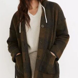 Madewell Plaid Wool Jacket